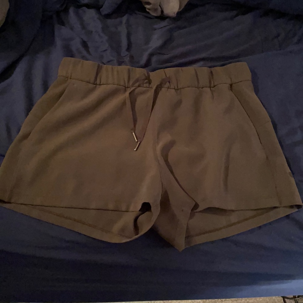 lululemon athletica Olive Green Athletic Shorts - Picture 3 of 7